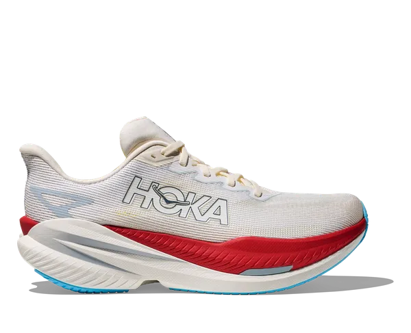 Hoka Men's MACH X 3 WHITE / ALABASTER