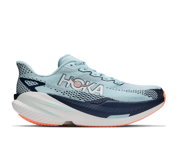 Hoka Women's MACH X 3 GLIMMERING BLUE / VARSITY NAVY