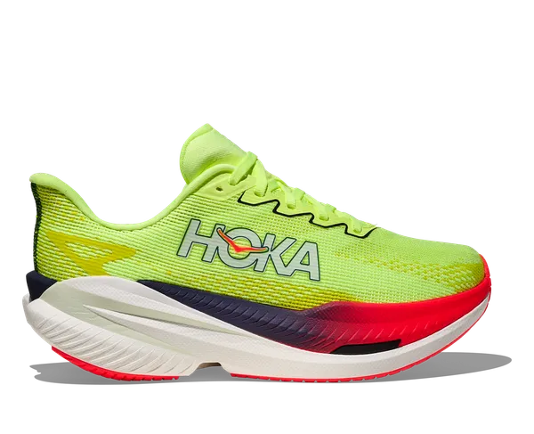 Hoka Women's MACH X 3 NEON YUZU / SQUID INK