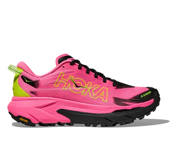 Hoka Women's MAFATE 5 NEON ROSE / BLACK