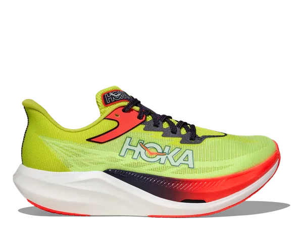 Hoka All Gender ROCKET X 3 NEON YUZU / SQUID INK