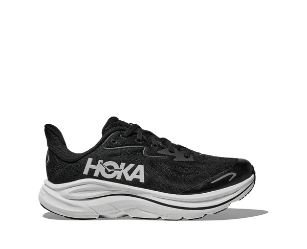 Hoka Youth CLIFTON 10 BIG KIDS BLACK / WHITE