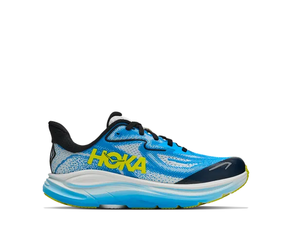 Hoka Big Kids CLIFTON 10 FROST / BLACK