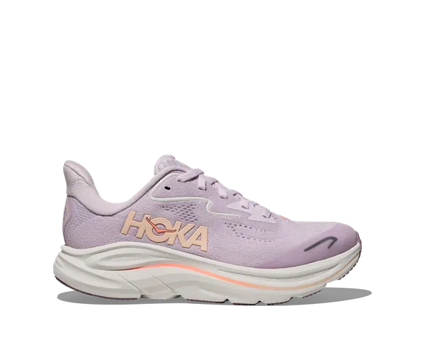 Hoka Big Kid's Clifton 10 LILAC CREAM / TANGERINE GLOW