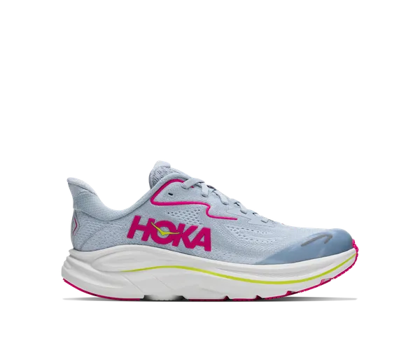 Hoka Big Kids CLIFTON 10 OVERCAST / NEON DRAGONFRUIT