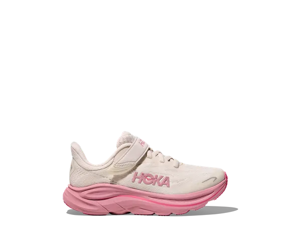 Hoka Kid's CLIFTON 10 LITTLE KIDS ROSE CREAM / DRIED ROSE