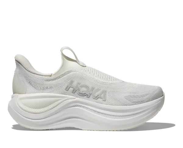 Hoka Women's SKYWARD LACELESS WHITE / WHITE