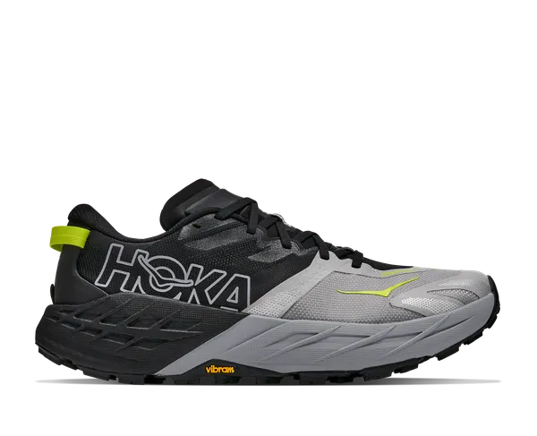 Hoka Men's SPEEDGOAT 7 BLACK / STELLAR GREY
