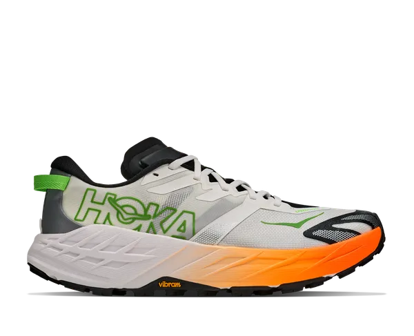 Hoka Men's SPEEDGOAT 7 FROST / NEON TANGERINE
