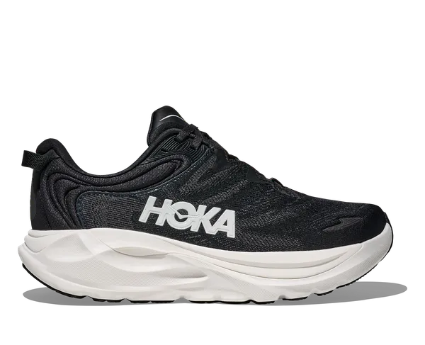 Hoka Women's GAVIOTA 6 WIDE BLACK / WHITE