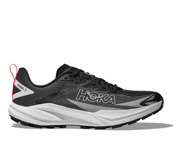 Hoka Men's ZINAL 3 BLACK / WHITE
