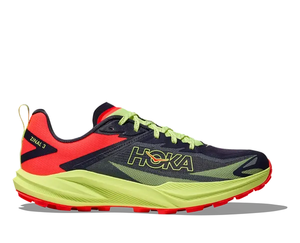 Hoka Men's ZINAL 3 SQUID INK / NEON YUZU