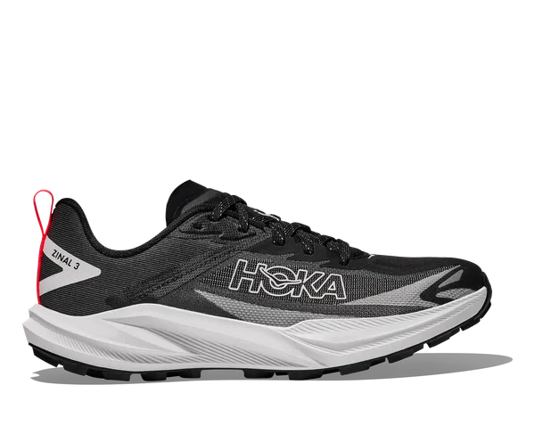 Hoka Women's ZINAL 3 BLACK / WHITE