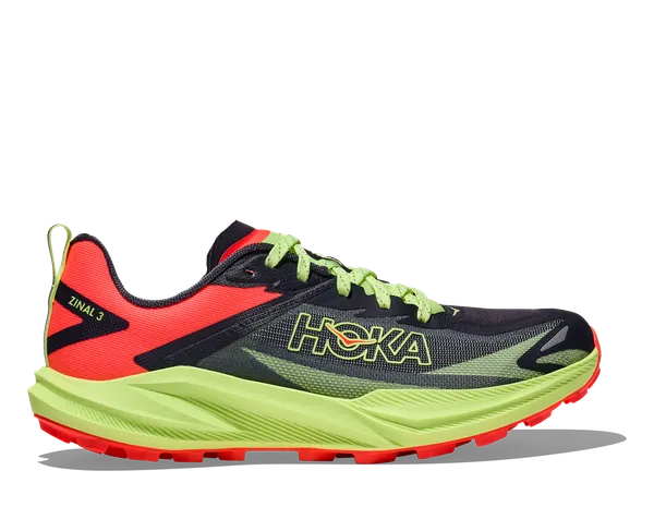 Hoka Women's ZINAL 3 SQUID INK / NEON YUZU