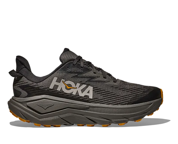 Hoka Men's CHALLENGER 8 GTX ASPHALT GREY / VARSITY YELLOW