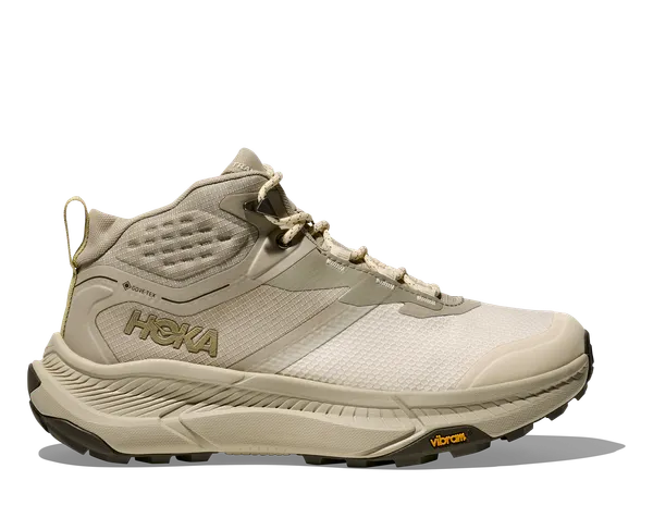 Hoka Women's TRANSPORT HIKE GTX OYSTER MUSHROOM / VINTAGE YELLOW