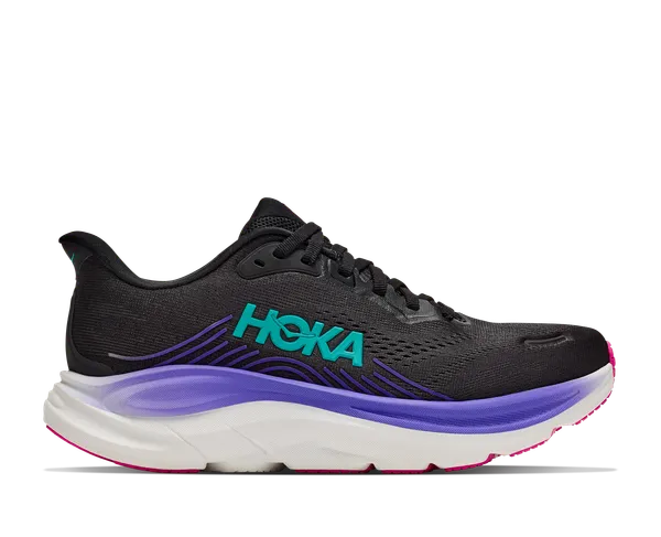 Hoka Women's CLIFTON 11 BLACK / NEON NEBULA