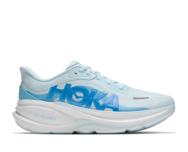 Hoka Women's CLIFTON PRO WIDE GLIMMERING BLUE / SOARING BLUE